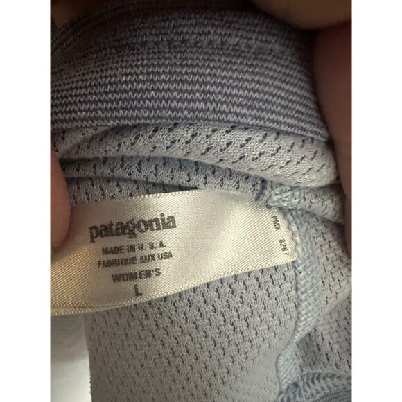 Patagonia Sz L Capilene 1/4 Zip Performance Base Layer Pullover Lavender USA - Picture 4 of 8